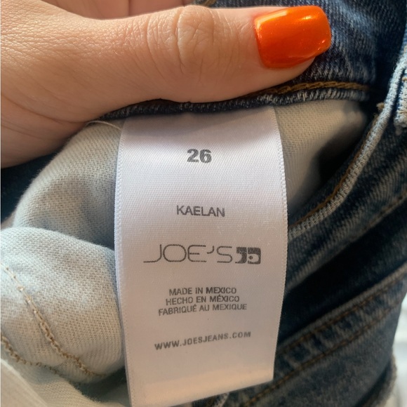 Joe’s The Scout Tomboy Slim Leg Kaelan Mid Rise Denim Blue Jeans Size 26 - Picture 3 of 3